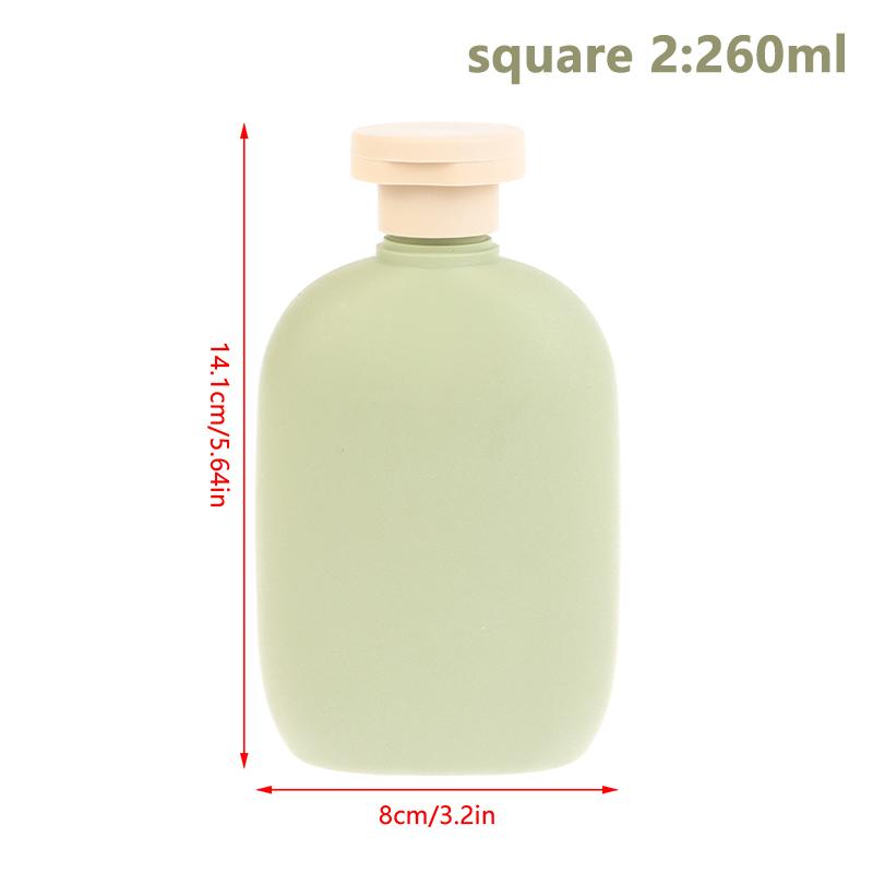 100Ml-500Ml Avocado Green Plastic Shampoo Shower Gel Foaming Soap Dispensers Refillable Bottles Flip Lotion Bottles