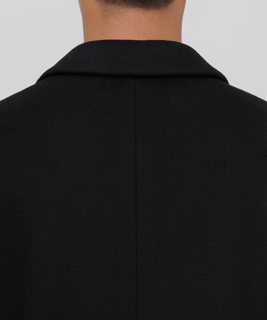 Musinsa Standard Cashmere Blend Oversized Single Coat [Black]