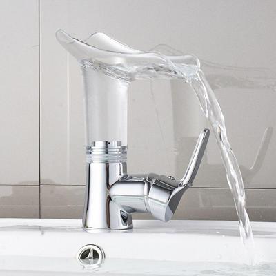 Şelale Havzası Musluklar Banyo Lavabo Yıkama El Dokunun Mor Tek Kolu Tuvalet Mikser Güverte Üstü WBL