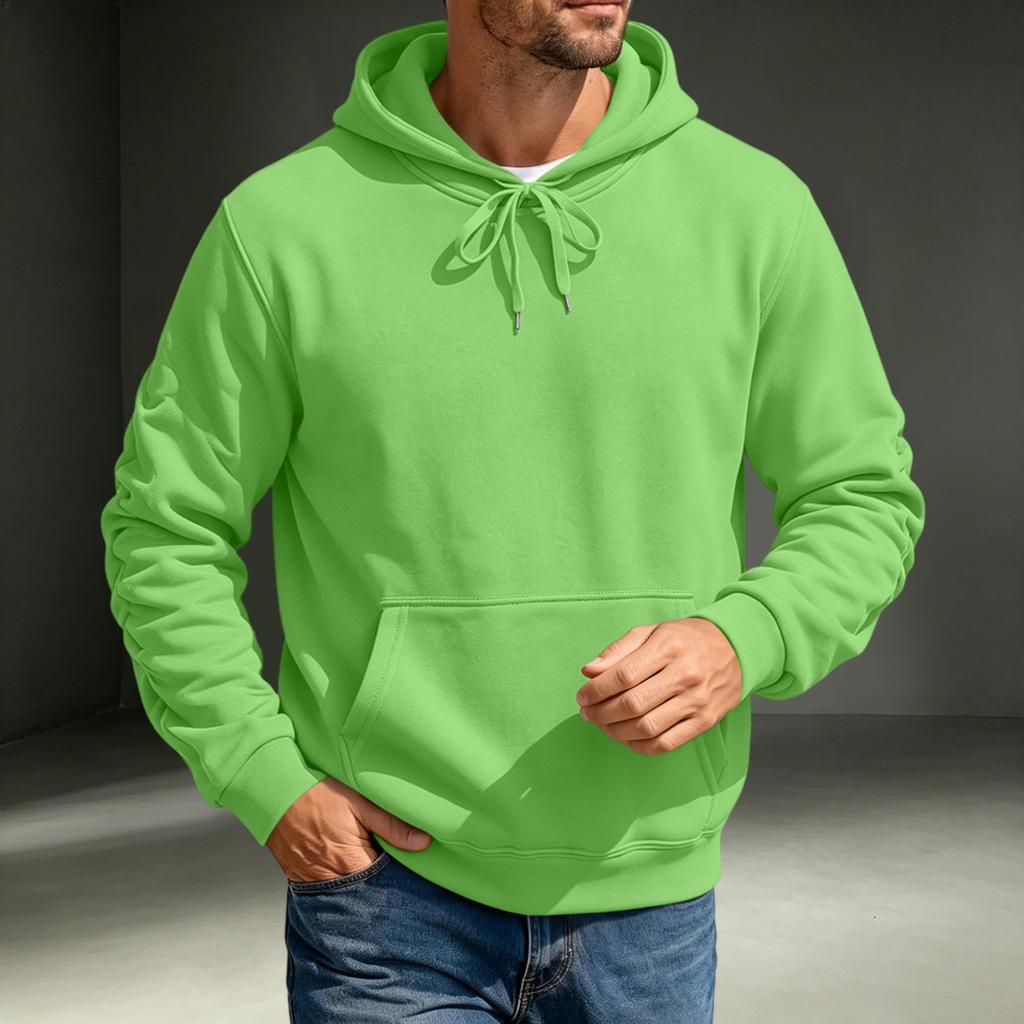 Men's Hoodie Casual Long Sleeve Pullover Sweatshirt for Fall and Winter Everyday Wear