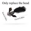 New Handfree Bird Cat Wand with Bell Cat Toys Interactive Powerful Suction Cup for Cats Kitten Hunting Exercise Pet Products
