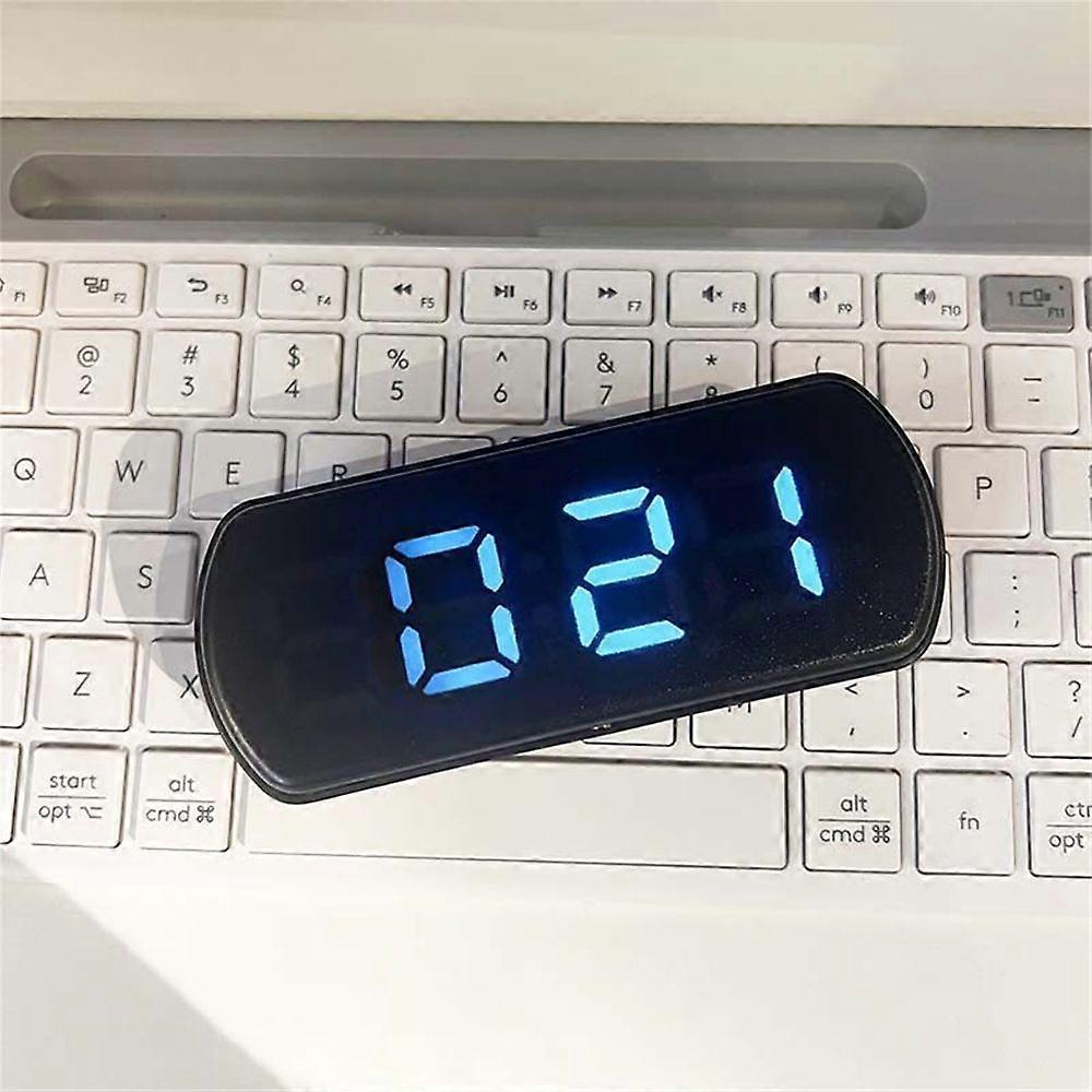 Rechargeable Smart Electronic Full Screen LED Digital Alarm Clock Home