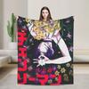 Yoru Chainsaw Man Japanese Manga Blankets Soft Pattern Plush Throw Blanket For Girls Boys Outdoor Flannel Bedspread Bed Cover