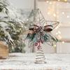 Five-pointed Star Christmas Tree Top Star Glitter Christmas Tree Ornaments  Christmas Decoration