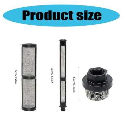 246385 246384 287032 Filter Set for 390 395 490 495 495 595 3400 Suction Pipe Filter Screen Sprays Guns Filter Screen