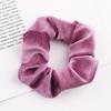1 PC Velvet Scrunchies Rope For Women Girls Solid Hair Ties Big Ponytail Holders Headband Black Coffee Hair Band Accessories