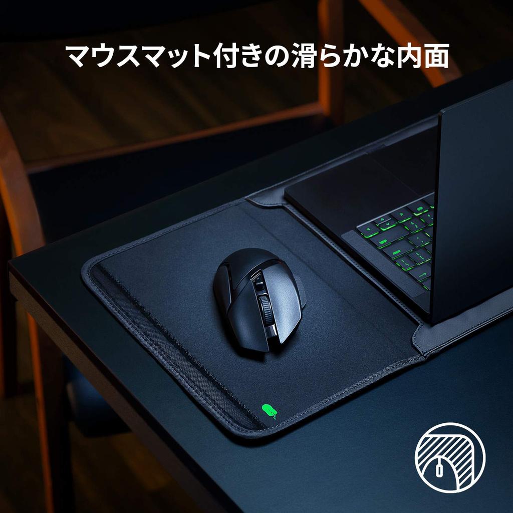 Razer Protective Sleeve V2 Laptop Sleeve Waterproof PVC Canvas with Durable Includes Mouse Mat Authorized Distributor 13.3-inch Case, Material, [Japan