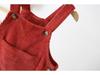 Cross2026 Kids' Corduroy Overalls - Korean Style for 0-3 Years, Versatile Spring/Autumn Wear