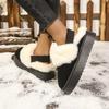 2025 Winter Snow Boots Women's Two Wear Semi-support Women's Thick-soled Women's Fleece Warmth and Wear Plush Elastic Bands