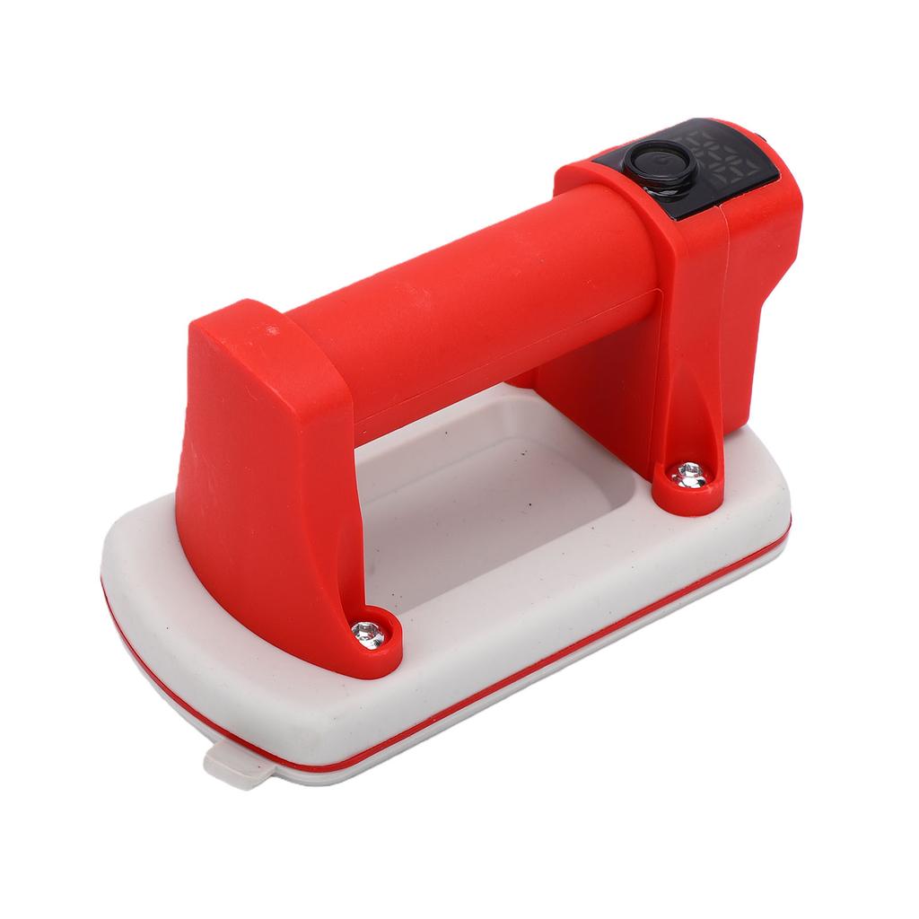 Oval Electric Vacuum Suction Cup 90kg Digital Display Vacuum Lifter for Glass Tile Metal Stone Auto Inflate