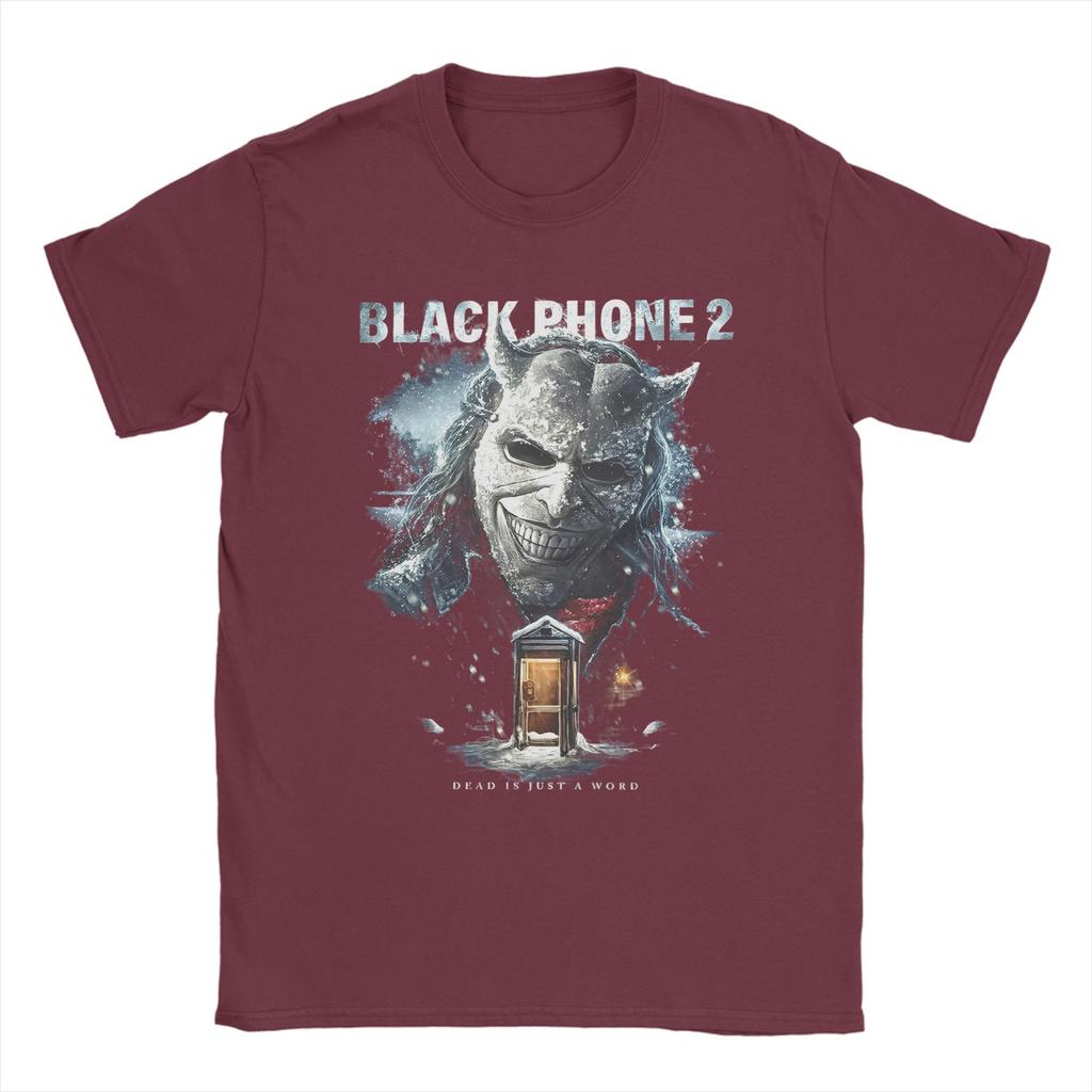 Novelty 2025 Black Phone 2 Movies T-Shirt for Men Round Neck Cotton T Shirts  Short Sleeve Tee Shirt Graphic Printed Tops