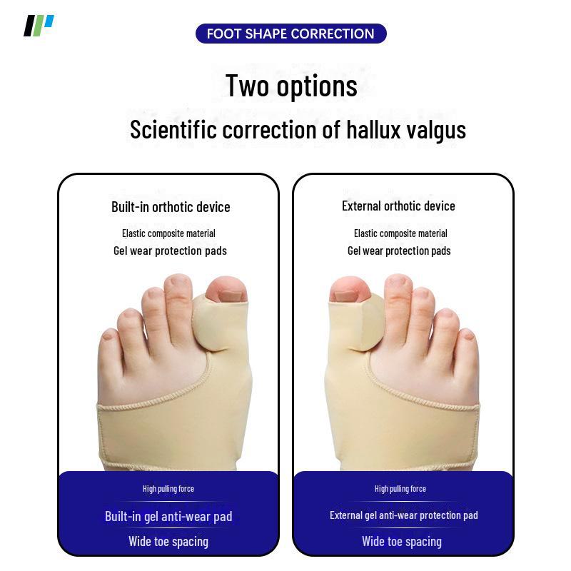 Hallux Valgus korektor: Zlepšovač prstů a ortéza pro vyrovnání prstů pro muže a ženy. Rozdělené prsty, lze nosit s botami.