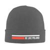 Men Women Beanie Hat Be Like Poland Polska Polish Flag Accessories Warm Knitting Skull Cap Beanies Skullies