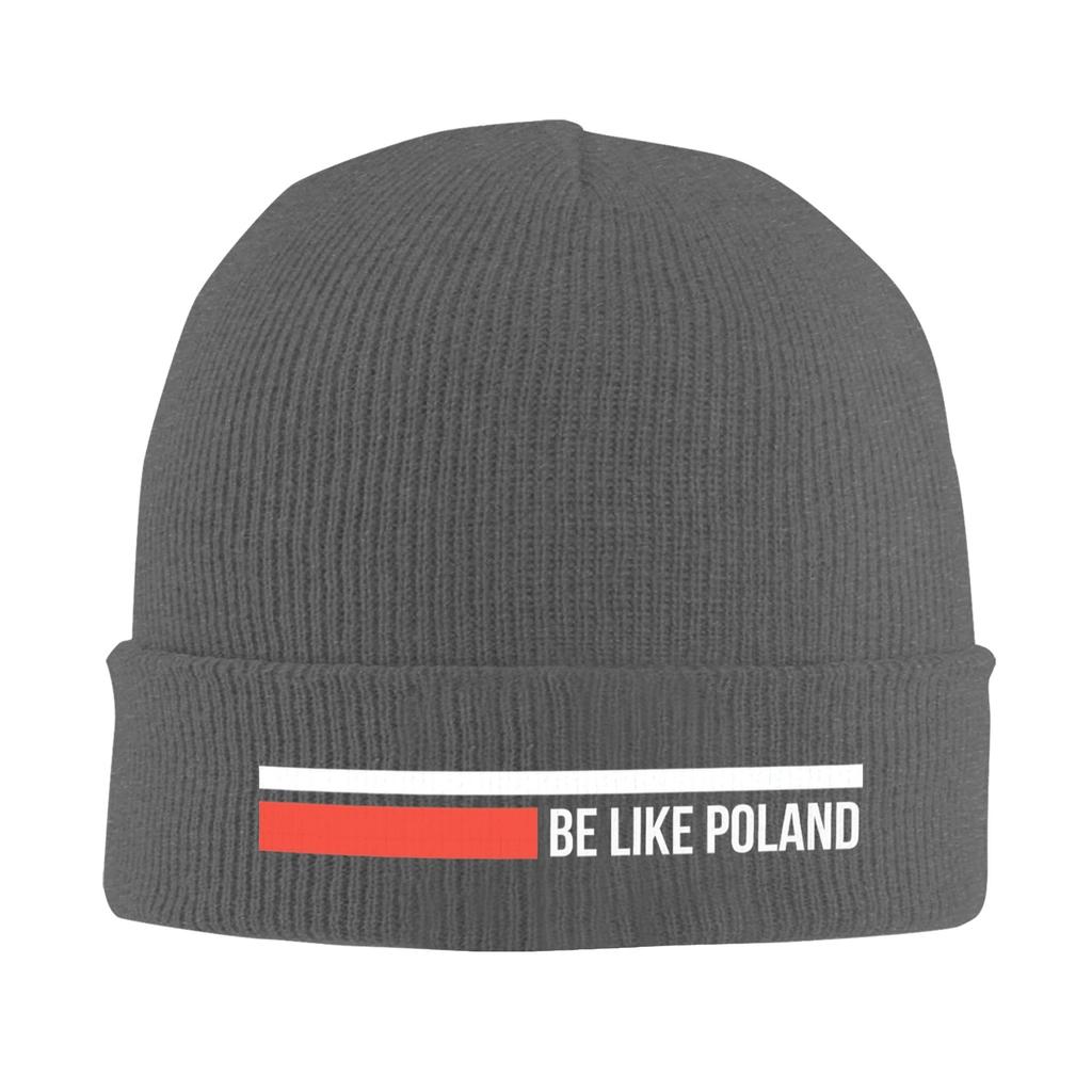 Men Women Beanie Hat Be Like Poland Polska Polish Flag Accessories Warm Knitting Skull Cap Beanies Skullies