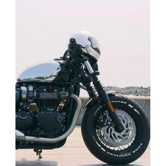 For Triumph Bobber Bonneville Speedmaster 1200 2018-Front Fender Motorcycle Mudguard Mud Splash Guard Cover Fairing Chopper