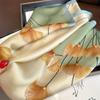 Luxury Print Spring Neck Tie Shawl  Silk Square Scarf Women Wraps Female 70cm Hair Hand Wrist Headkercheif Hijab Bandana