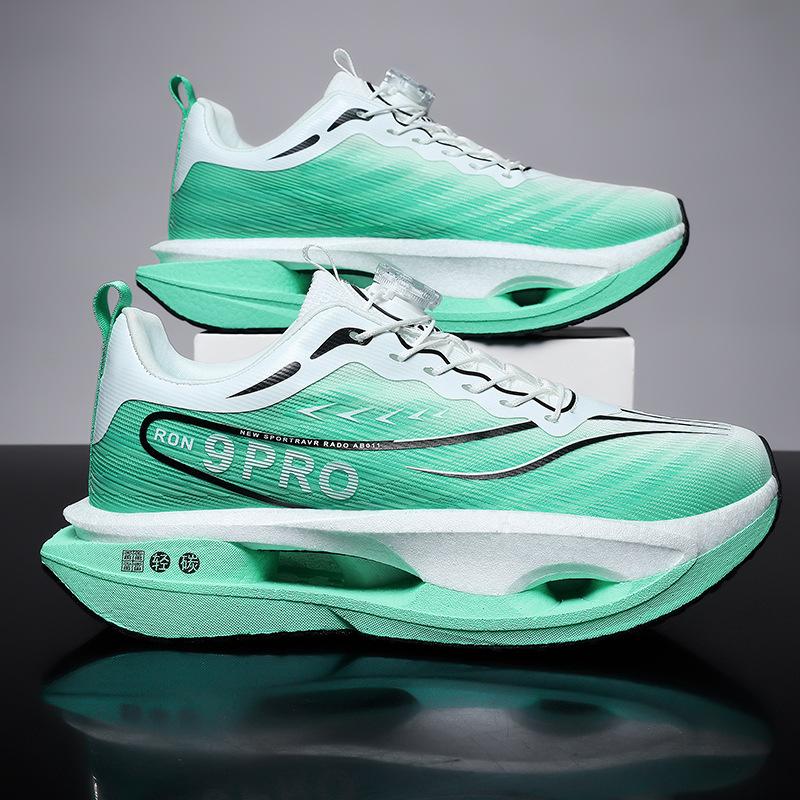 New running shoes autumn breathable mesh carbon board shock absorption running shoes men's and women's sports shoes couple outdoor walking