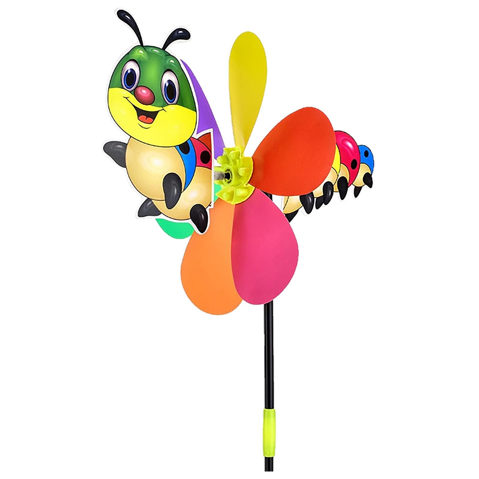 DIY мультфильм ветряная мельница садовая ветряная мельница украшения наружные украшения