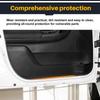 For Skoda Fabia 2007-2014 2008 2009 Car Door Anti Kick Pad Door Panel Protective Pad Anti-Stepping Anti-Dirty Sticker Pu Leather.