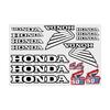 Adesivi Moto Adesivo Carrozzeria Paraurti Per Honda Finestrini Casco Moto Laptop Pareti Decalcomania Vinile Tuning Auto