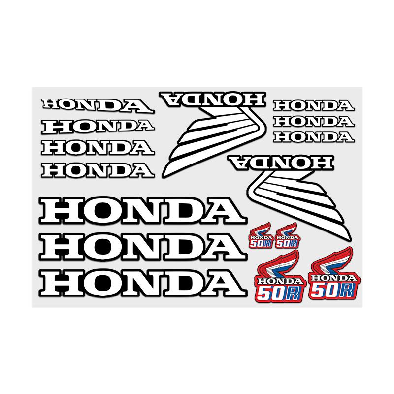 Adesivi Moto Adesivo Carrozzeria Paraurti Per Honda Finestrini Casco Moto Laptop Pareti Decalcomania Vinile Tuning Auto