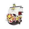 One Piece Luffy & Zoro Piraci Słomkowego Kapelusza Metalowa Broszka Pin