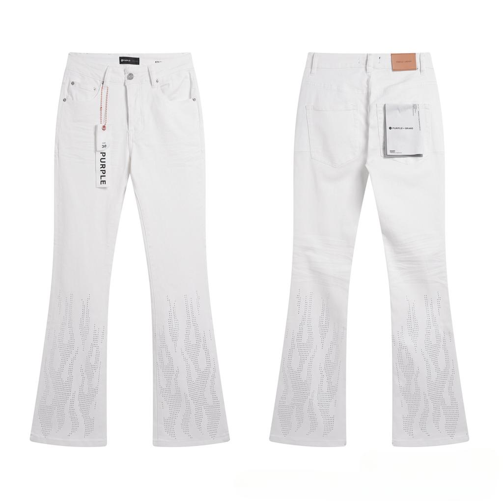 Splicing Flare Jeans for Men Stacked Pants Streetwear Pants Harajuku Goth Bell Bottom Punk Long Trousers