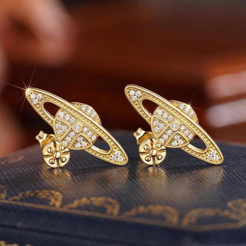 Earrings Girl, Flower Planet Cosmic Ornament, Sweet Wind Earrings