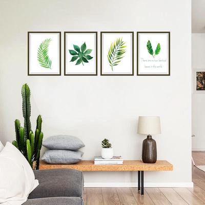 Plant Leaves Art Vinyl Mural Home Room Decor Wall Stickers