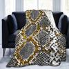 Tierhaut-Bedruckte Decke Leopard Tigerstreifen Flanelldecke Vier-Jahreszeiten-Nickerchen-Decke Schlafzimmer Dekorative Decke