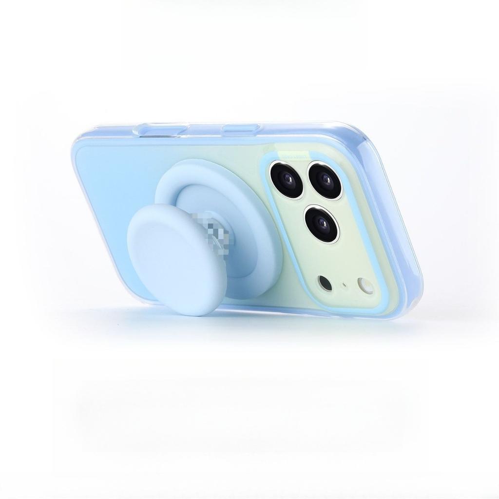 Bonbonfarbe Weiches Silikon Magnetische Buchse Für iPhone 17 16 Pro Max Starke Magnetische Anziehung Halter Ständer Für Samsung