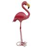 Weather Resistant Iron Flamingo Garden Sculpture Easy Relocate Design Suitable For Backyard Landscape Pool Area Styling