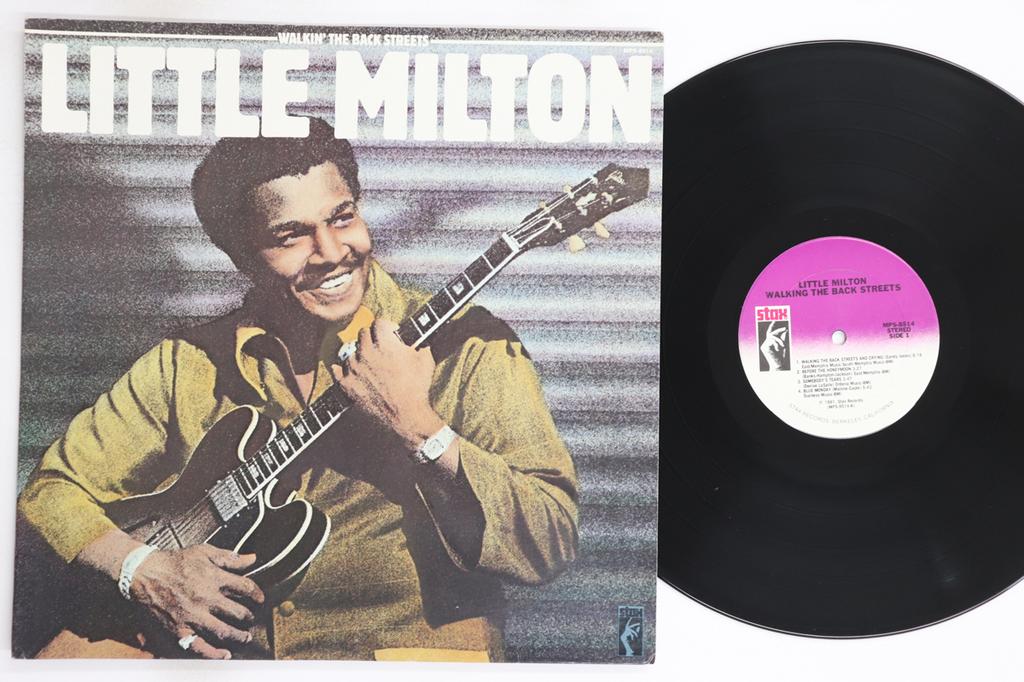 LP Record LITTLE MILTON - Walking The Back Streets MPS8514 STAX 1981 US Soul/Funk Used