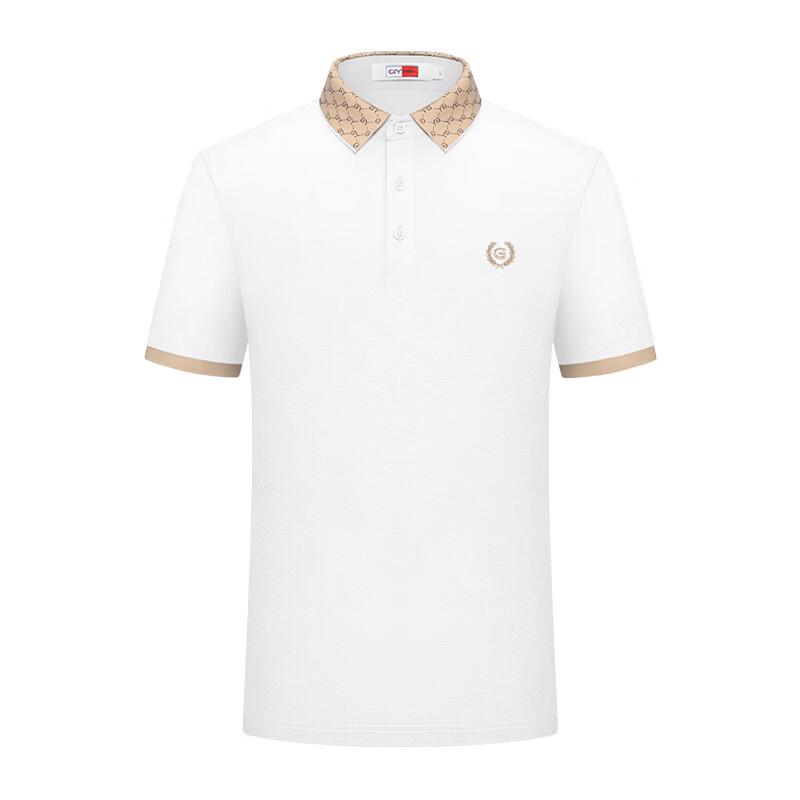 Goldlion GY Men's Silk Blend Polo T-Shirt