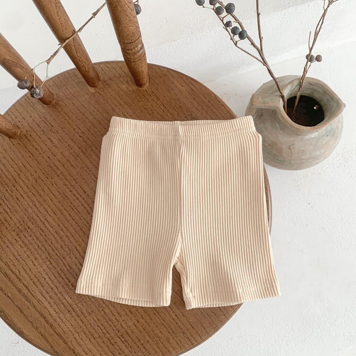 

Літні дитячі штани Штани в рубчик Еластичні штани в смужку Дитячий повсякденний одяг для немовлят Дитячий одяг для хлопчиків і дівчаток 80 бежевий