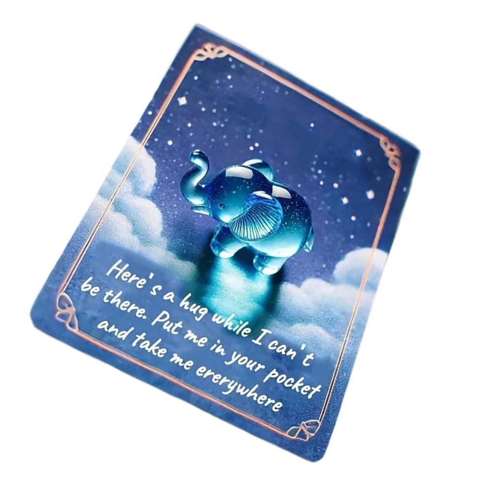 Tiny Resin Animal Miniature Elephant Figurine For Kids Birthday Party Favors Baby Showers Graduation Wedding Supplies