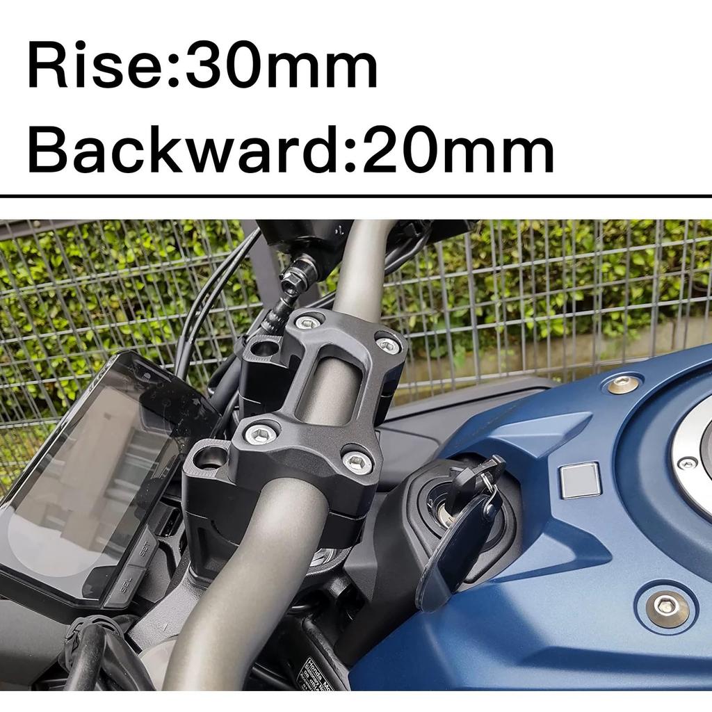 HRuizq Handlebar Spacer/Stopper Applicable to Honda CB650R 2019-2023 CBR650R 2019-2023