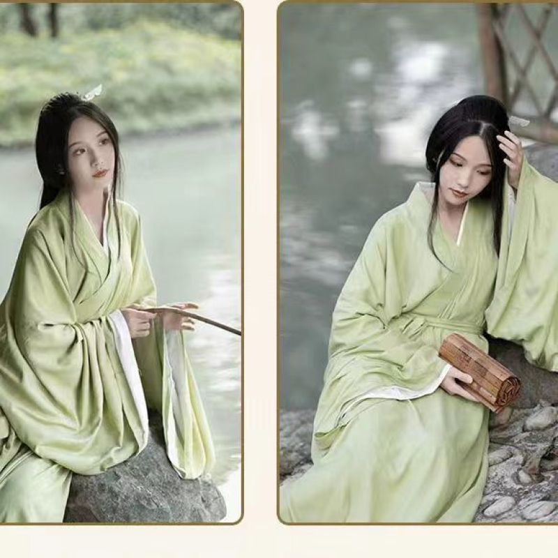 Chinese Wei And Jin Dynasties Style Hanfu Women's Clothing Suit Fairy Dance Performance Photography Costume