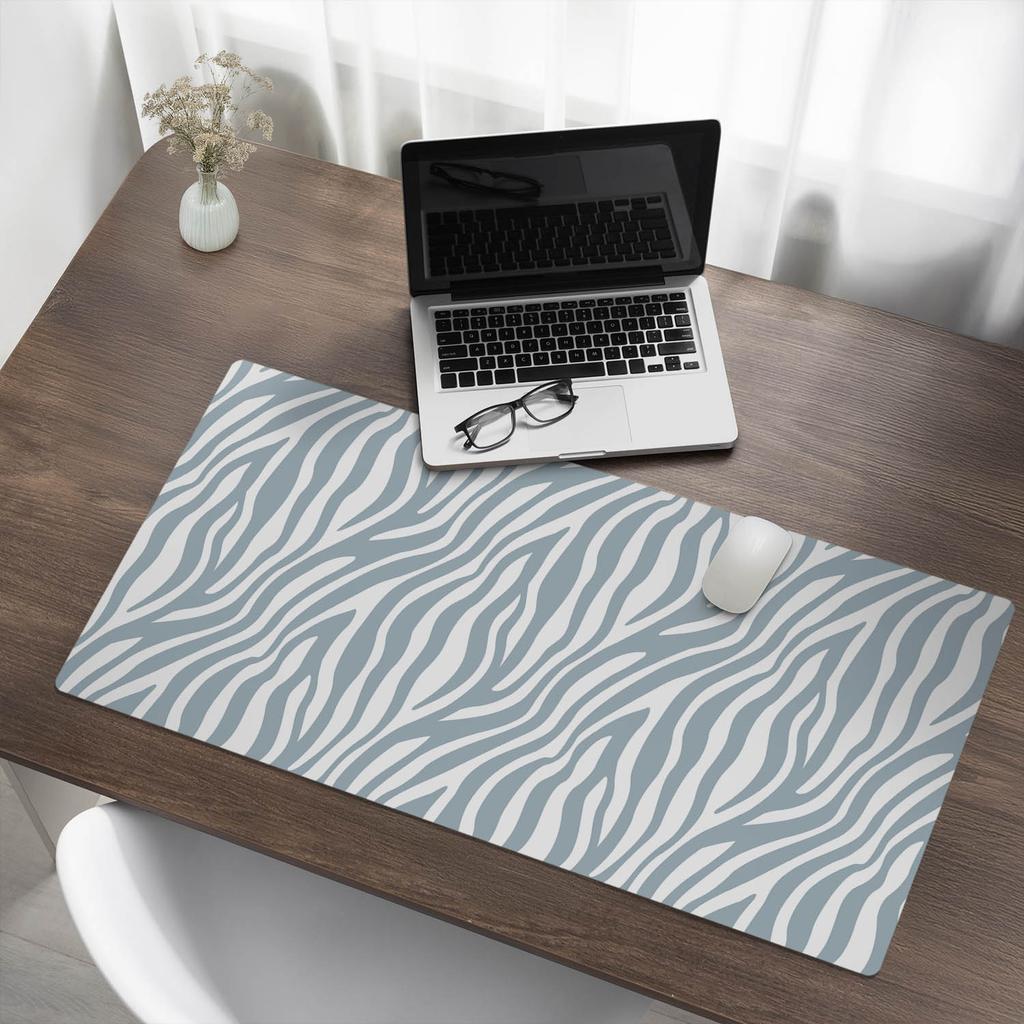 Mouse Pad for Desk, Keyboard and Laptop, Zebra Stripes, 100x50 cm