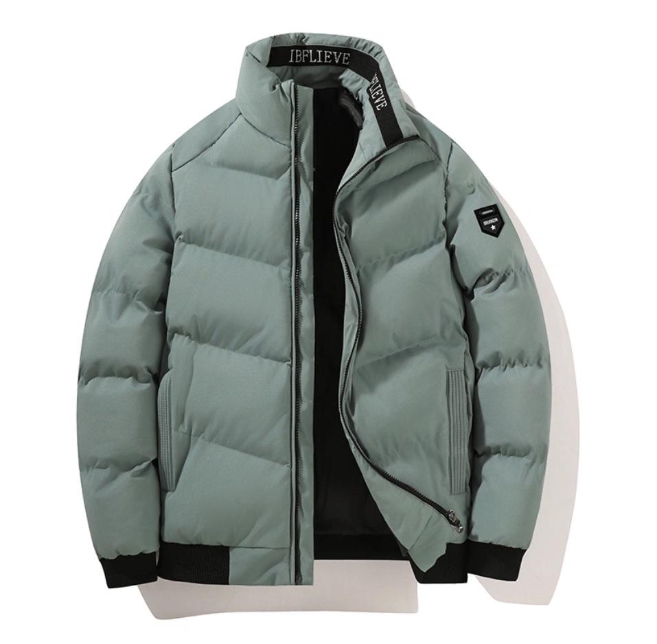Men's 2025 Trendy Thick Winter Cotton Jacket - Warm, Casual, Plus Size
