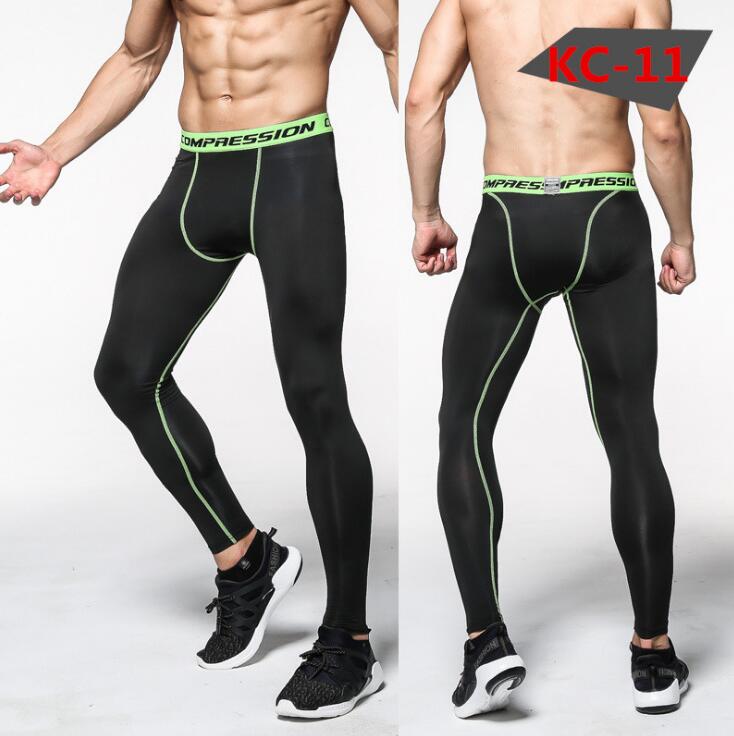 Herren Kompression Leggings Hosen Fitness Gym Sport Jogger Trainingshose Leggins