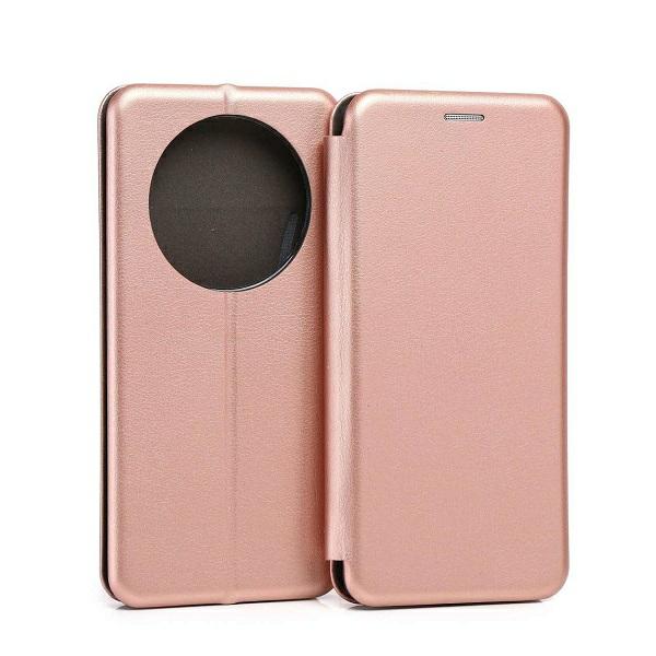 Etui Beline Book Magnetic Do Honor Magic5 Pro Różowo Złote
