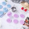 6Pcs Halloween Christmas Stamp Mold Chocolate Candy Mold for Diy Dessert Cookie