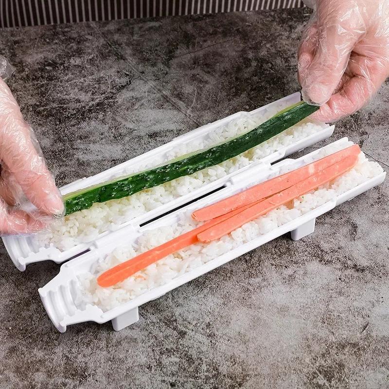Practical Creative Promotion of Le Shou Driver's Household Cylindrical Barrel Shaped Sushi Model DlY Sushi Utensil Kitchen Tool
