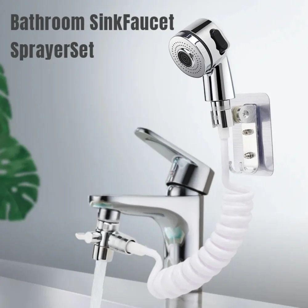 Water Saving Baby Bath Shower Head 2 Modes Bathtub Shower Nozzle Sink Faucet Hose Sprayer  Kids