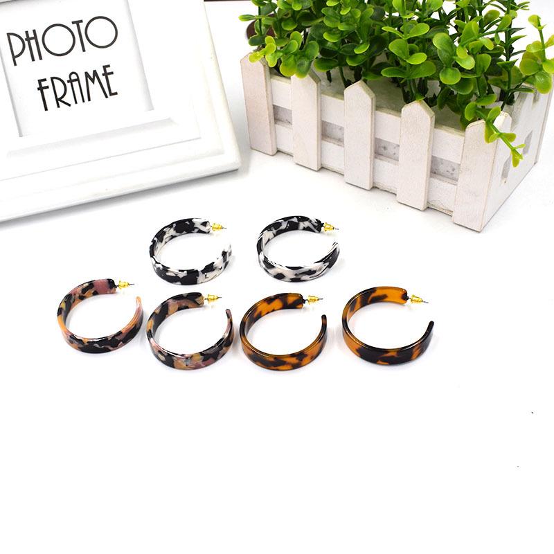 Japanese-Korean Style Minimalist Resin Acetate Stud & Drop Earrings for Women