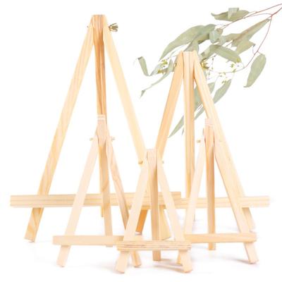 Desktop Mini Easel with Canvas Wooden Display Stand Portable Painting Easel Kit Small Canvas Holder for Kids Adults