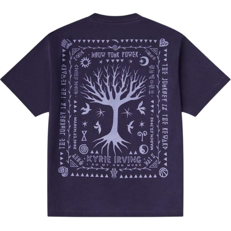 Anta Loose Fashion Versatile Casual Simple Sports Round Neck Pullover Comfortable Back Printed Letter Short Sleeve T-Shirt Men Tops 172521101V-2