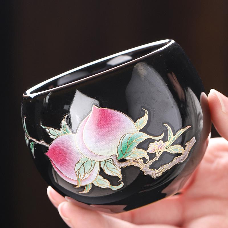 Vintage Ceramic Color-changing Teacup Chinese Style Creative Heat-resistant Beverage Tea Sets Kung Fu Teaware Tea Cups New