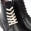 0.6cm Wide Cotton Waxed Shoelaces Flat Shoe Laces Sneakers Boots Waterproof Leather Shoelace 80/100/120/140/160cm 2Pcs/6Pcs